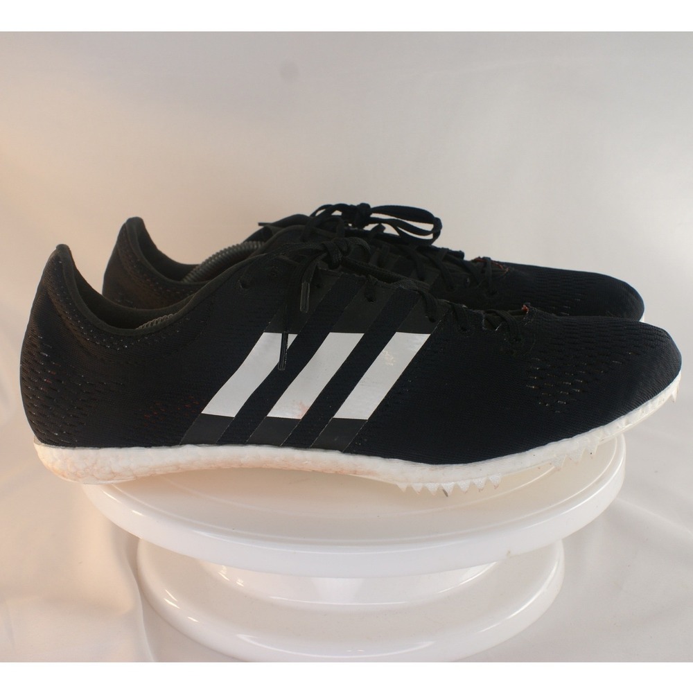 Adidas Adizero Avanti Boost Mens‎ 11 Black White Track Field Spikes CG3831